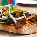 Bahn Mi (Short Rib Sandwich) with Spicy Yuzu Mayo